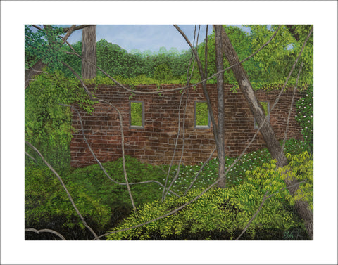 "Mill House Ruins" Open Edition Print