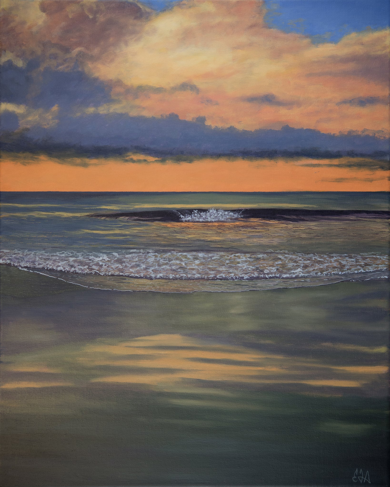 "The Calm After" Original Oil Painting - SOLD