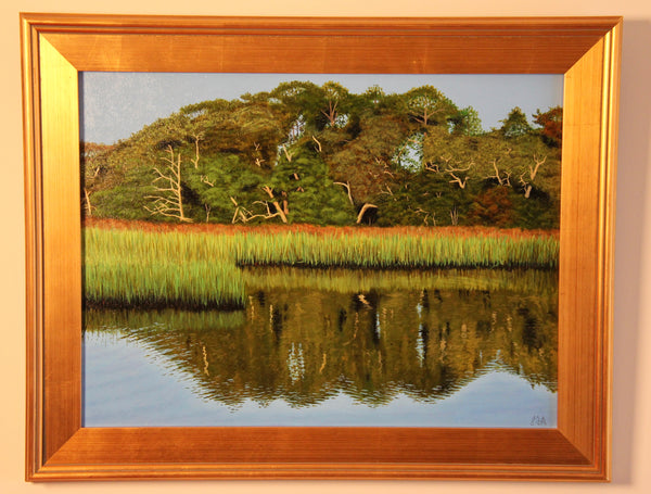 "Early Morning Marsh" Original Oil Painting